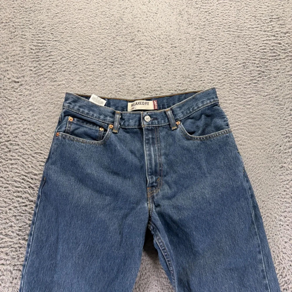 Vintage Levi's 550 Jeans Mens 34x30 Blue Cotton Denim Straight Relaxed Workwear
